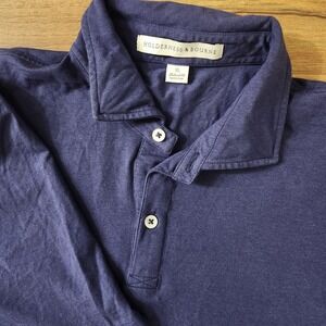Holderness and Bourne The Jones Polo Shirt Navy Blue XL Tailored Fit